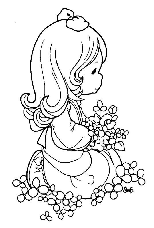537x792 Precious Moments Coloring Pages
