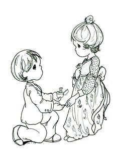 235x317 Precious Moments Wedding Coloring Pages Precious Moments 08