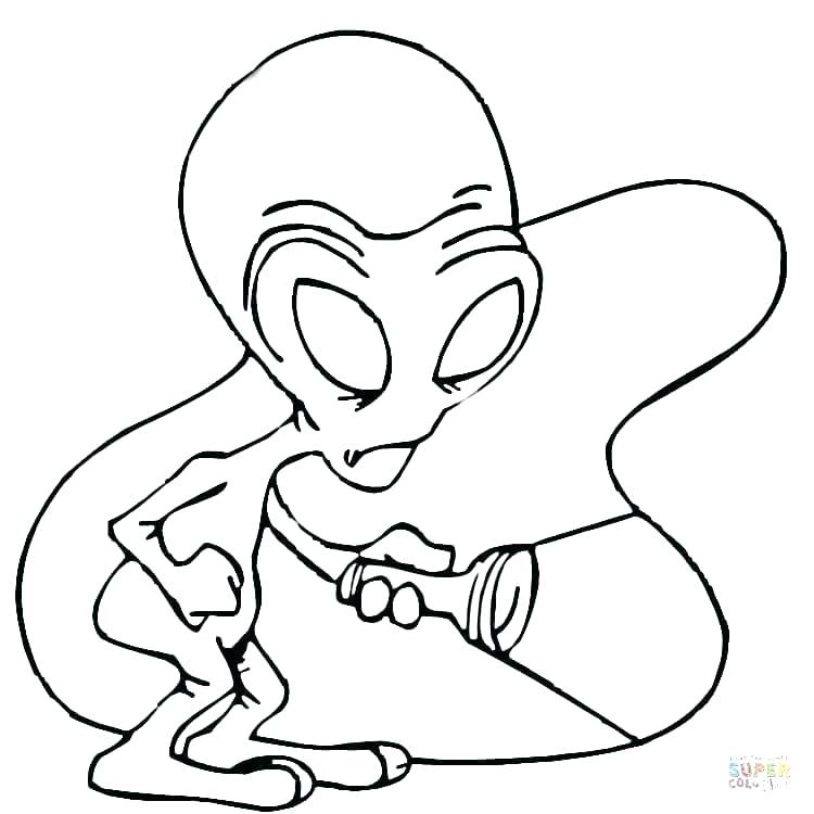 750x750 Alien Coloring Page Alien Coloring Page Click Alien In