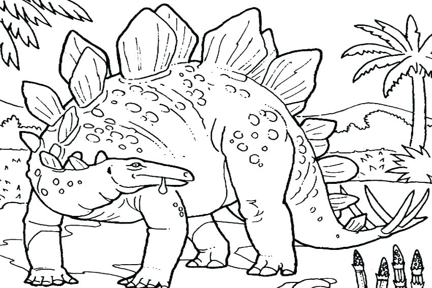 850x567 Printable Dinosaur Coloring Pages Prehistoric Coloring Page