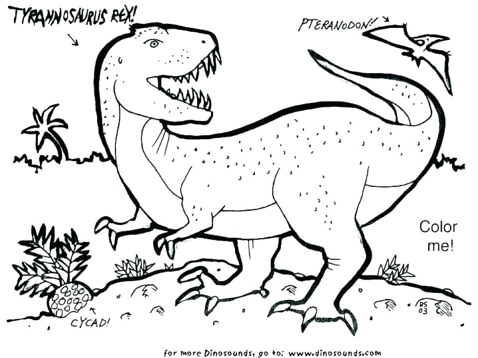 960x720 T Rex Dinosaur Coloring Pages Prehistoric Prehistoric Coloring