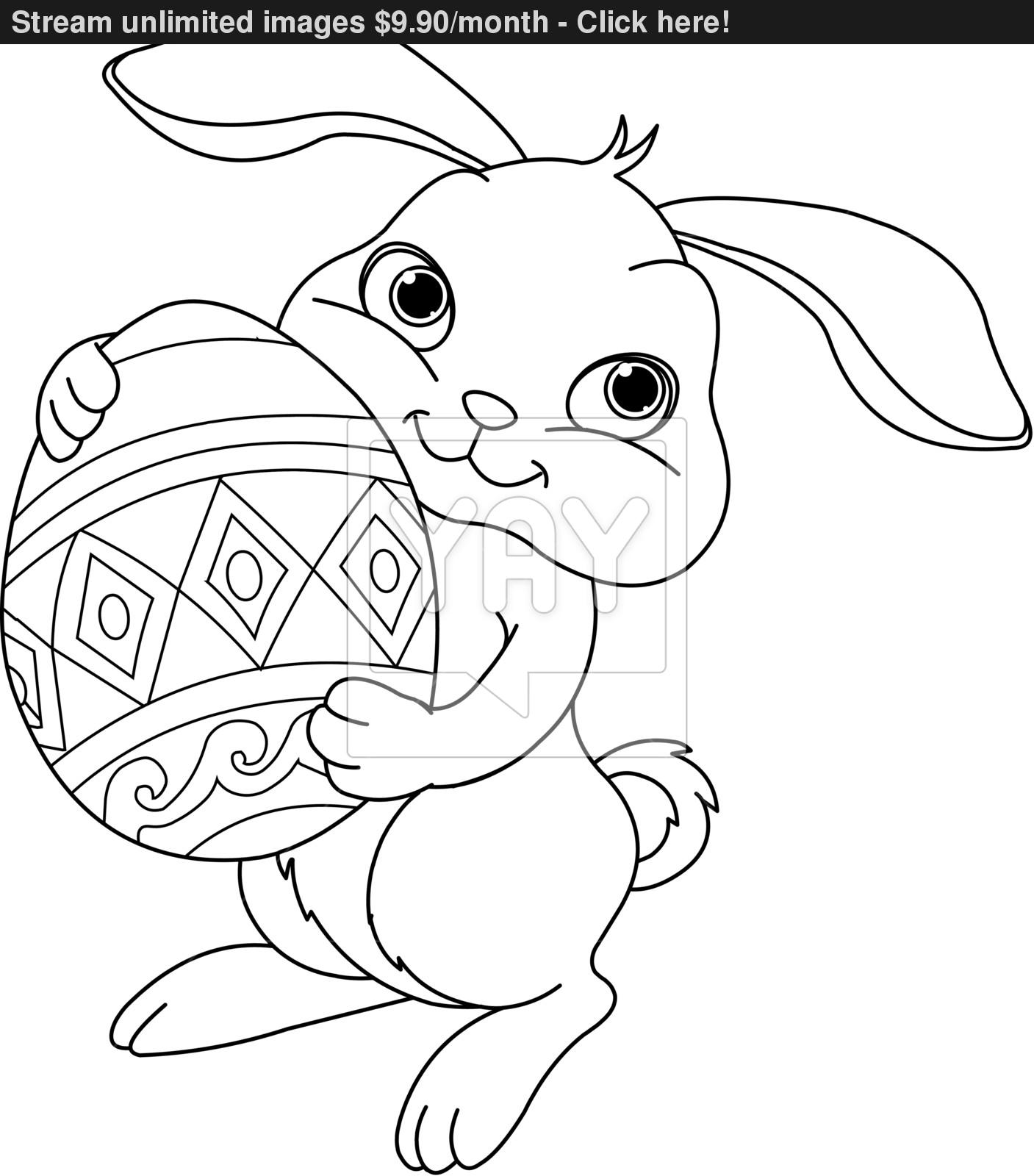 1407x1600 Easter Bunny Color Pages 25080 Scott Fay Easter Bunny Coloring