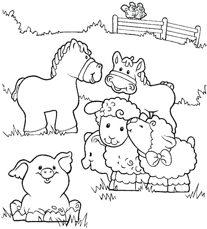 672x744 Farm Coloring Pages Free Farm Coloring Pages Preschool Farm