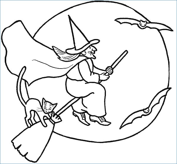 600x555 Halloween Coloring Pages Trick Or Treat