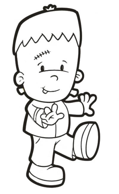 400x647 Frankenstein Halloween Coloring Pages Kids Hallowen Coloring