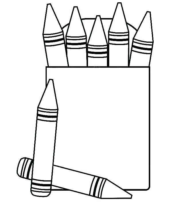 600x708 Box Coloring Pages Crayon Box Coloring Pages Free To Print A Gift