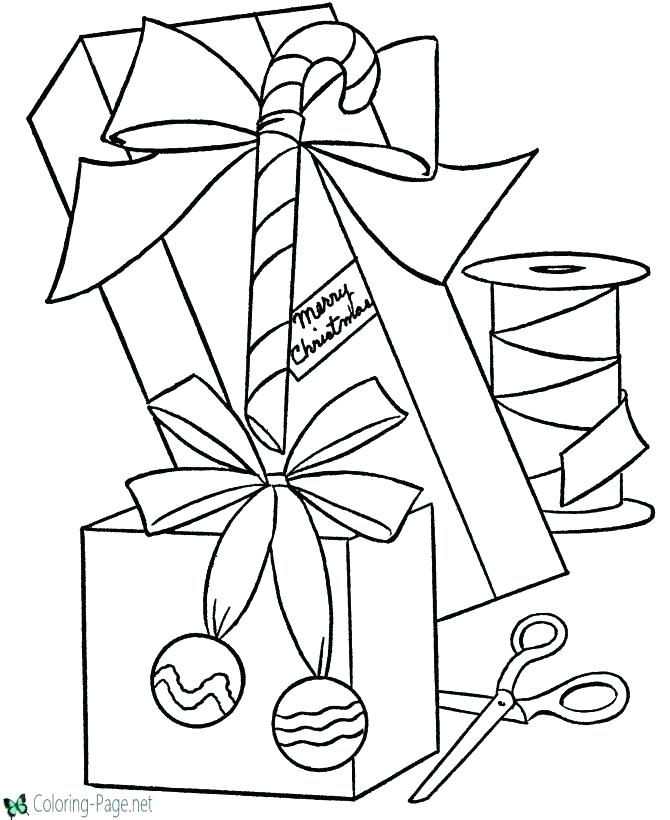 670x820 Present Coloring Pages Free Coloring Santa Delivering Presents