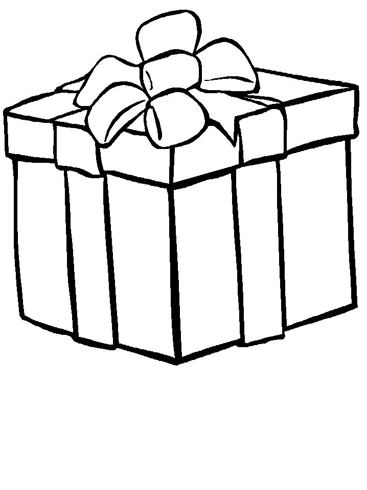 718x957 Birthday Box Present Coloring Page In Remodel 13