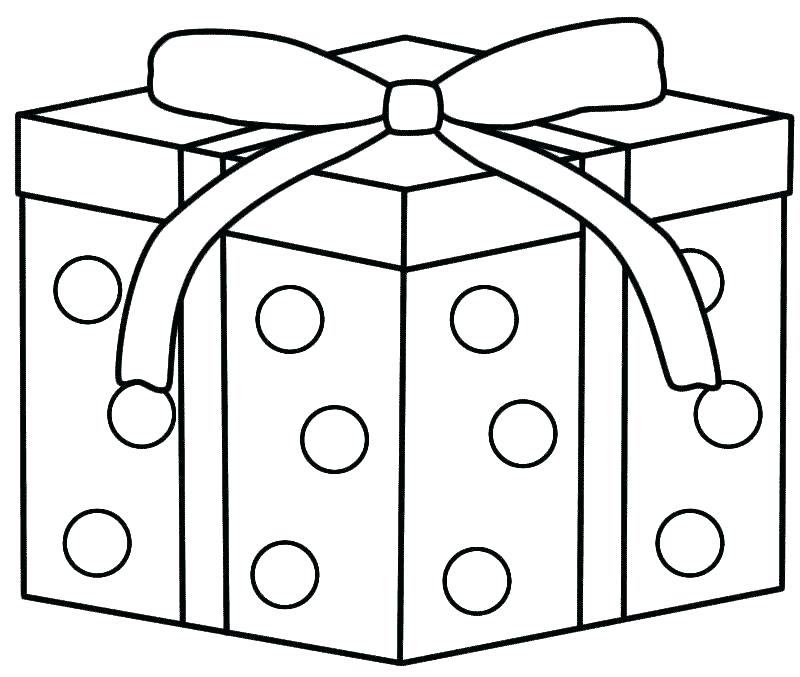 800x677 Christmas Present Coloring Page Download Large Image Christmas