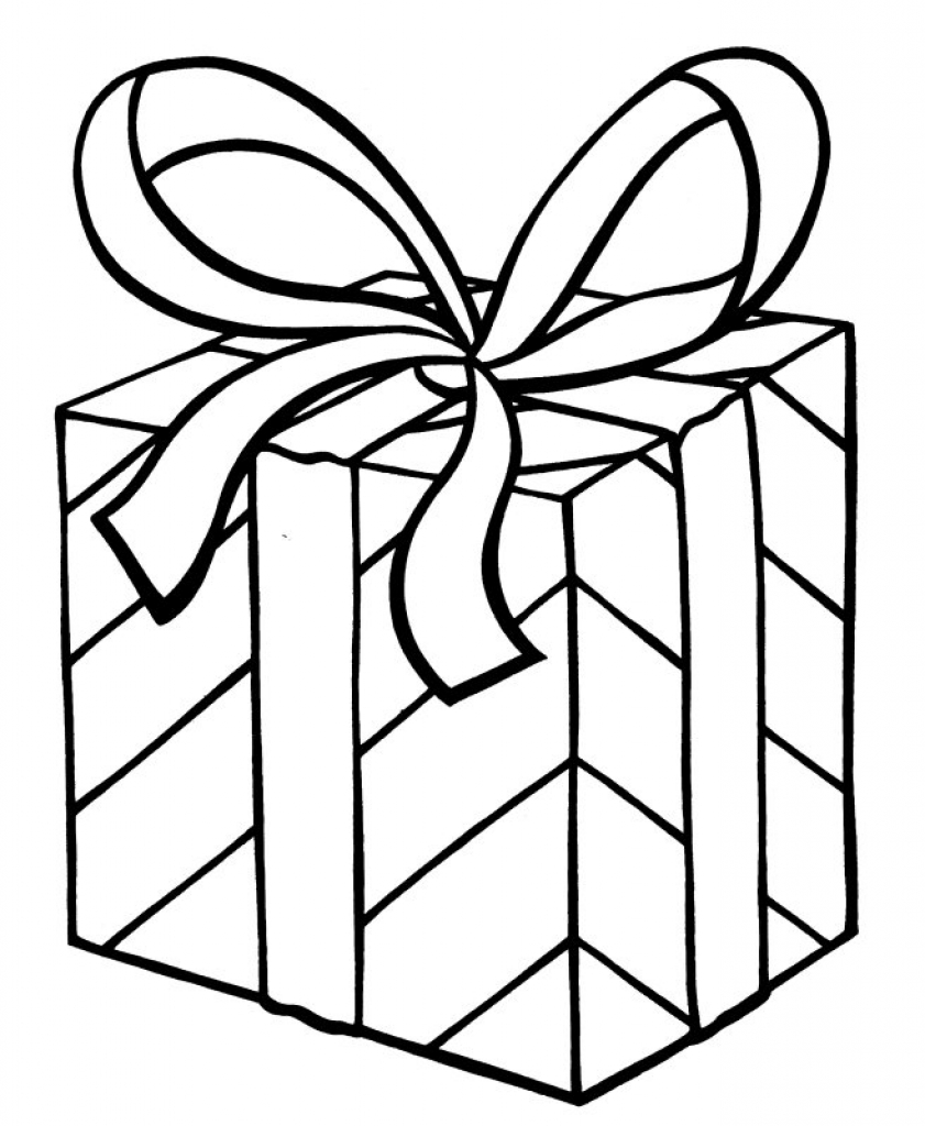 841x1024 My Christmas Present Coloring Page Arts Crafts Gift Templates