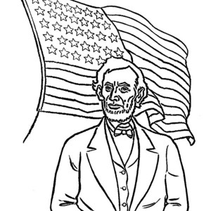 300x300 Click The Abraham Lincoln Log Cabin Coloring. Stunning Abraham