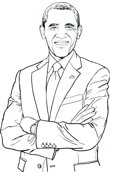 428x600 Barack Obama Coloring Page Coloring Pages Awesome Coloring Pages