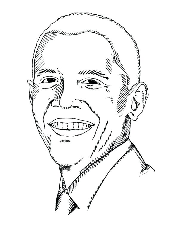 600x776 Barack Obama Coloring Page Free Coloring Pages Barack Obama