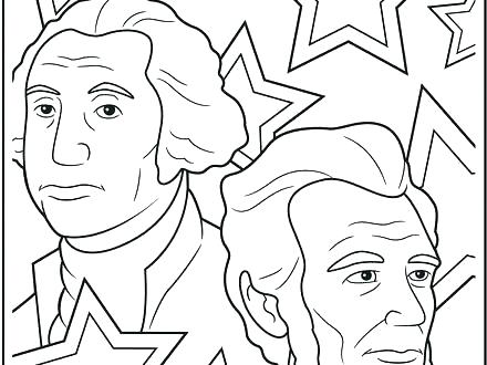 440x330 Presidents Day Coloring Page Presidents Day Coloring Pages
