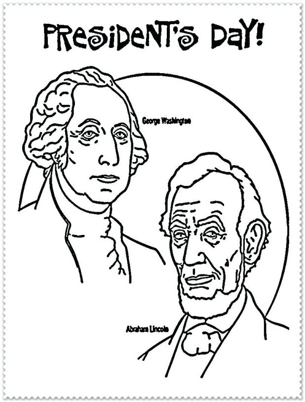 618x813 The Most Amazing Collection Of Coloring Pages For President Day 2018