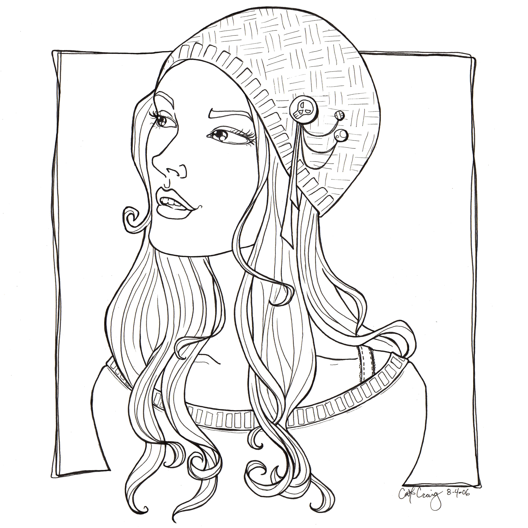 1800x1800 Pretty Coloring Pages For Girls Color Bros