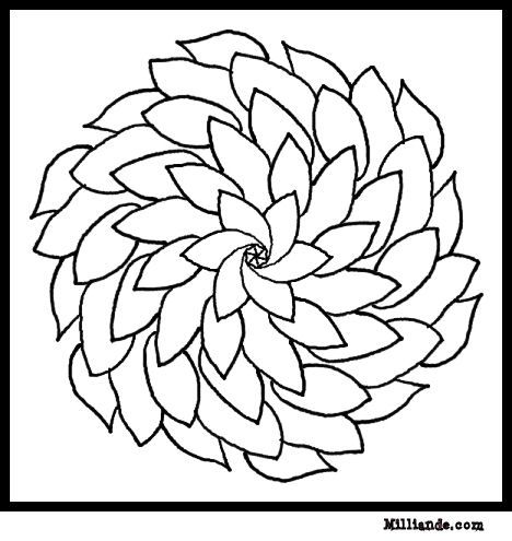 Pretty Coloring Pages Of Flowers