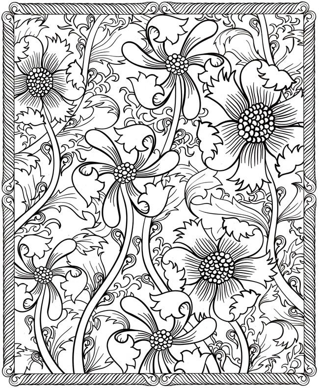 Pretty Designs Coloring Pages