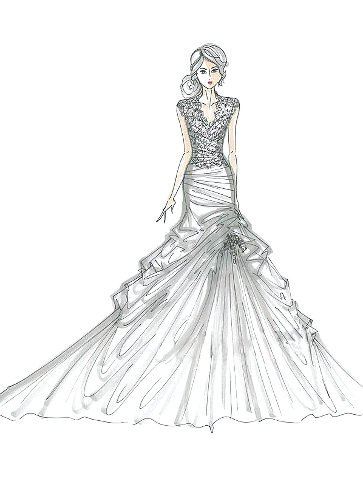 1200x1600 Quinceanera Dresses Coloring Pages