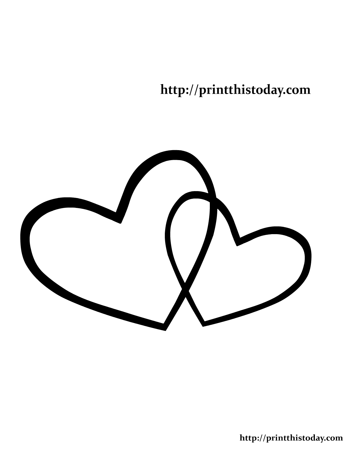 1275x1650 Beautiful Design Heart Coloring Pages 2 To Print Printable