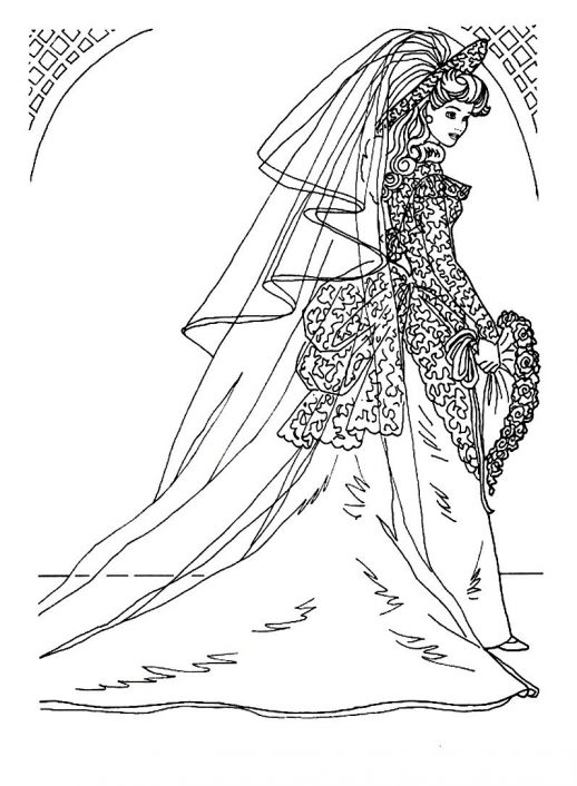Pretty Princess Coloring Pages