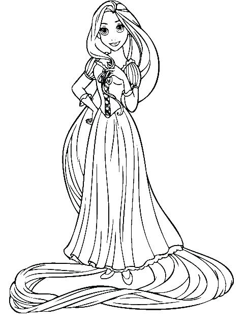 486x638 Rapunzel Coloring Page Luxury Coloring Pages For Beautiful