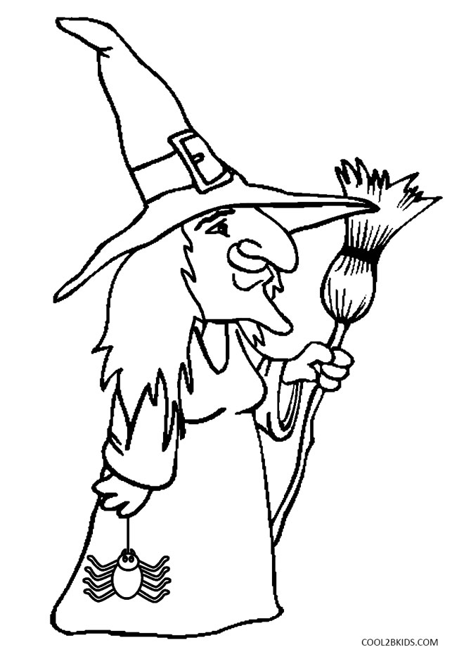 660x930 Printable Witch Coloring Pages For Kids Cool2bkids