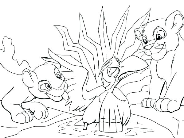 599x450 Lion King Color Pages Lion King Colouring Pages Lion King Coloring