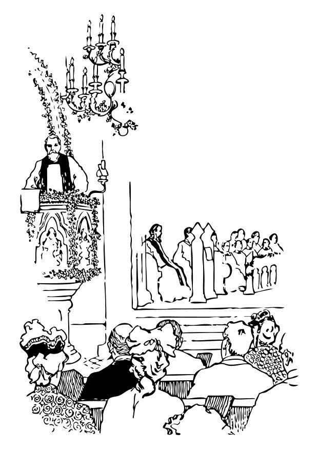 620x875 Coloring Page Priest
