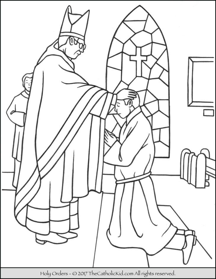 730x945 Anointing Of The Sick Coloring Page Priest Archives The Catholic