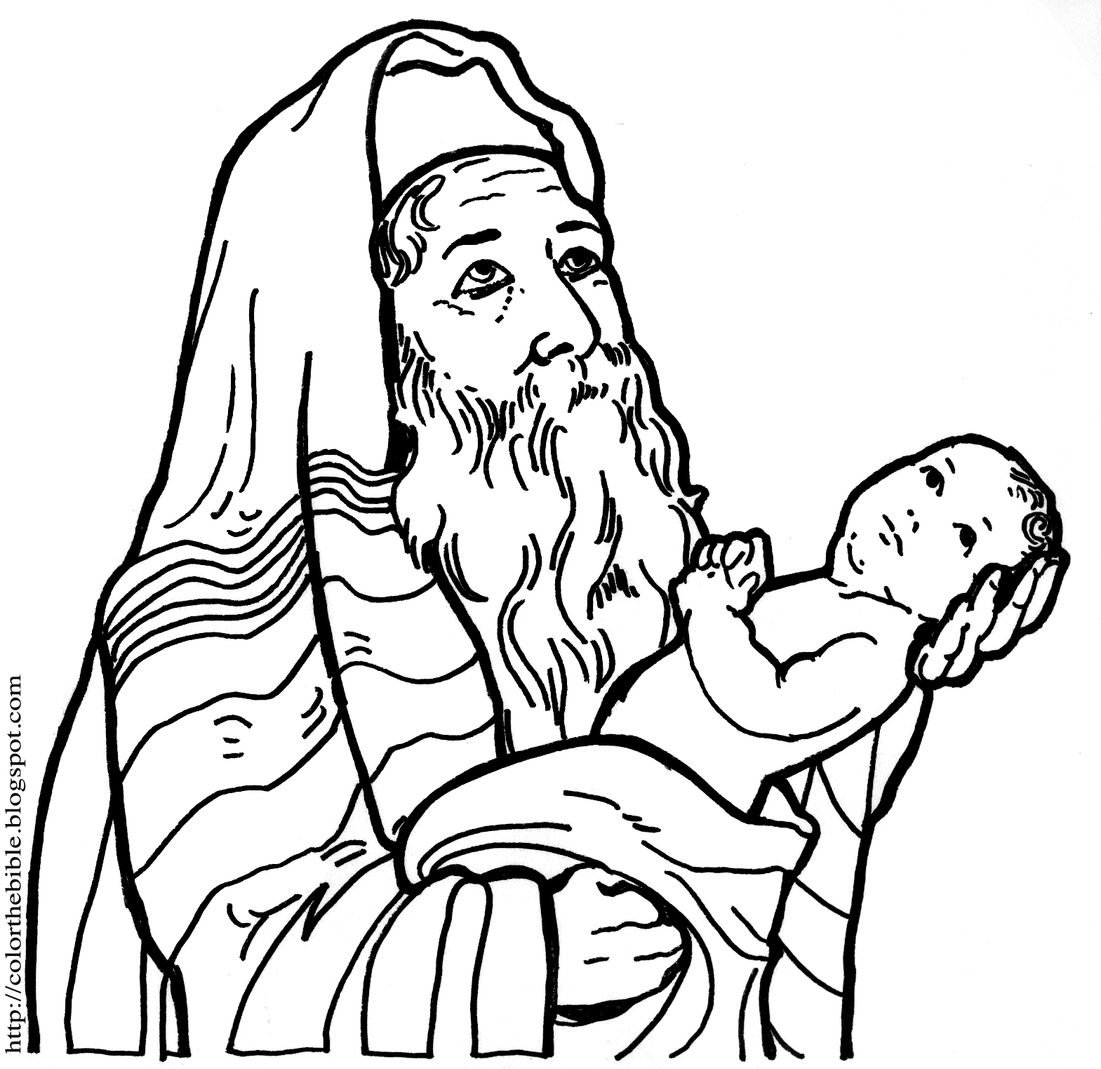 1569x1523 The Presentation In The Temple Color The Bible
