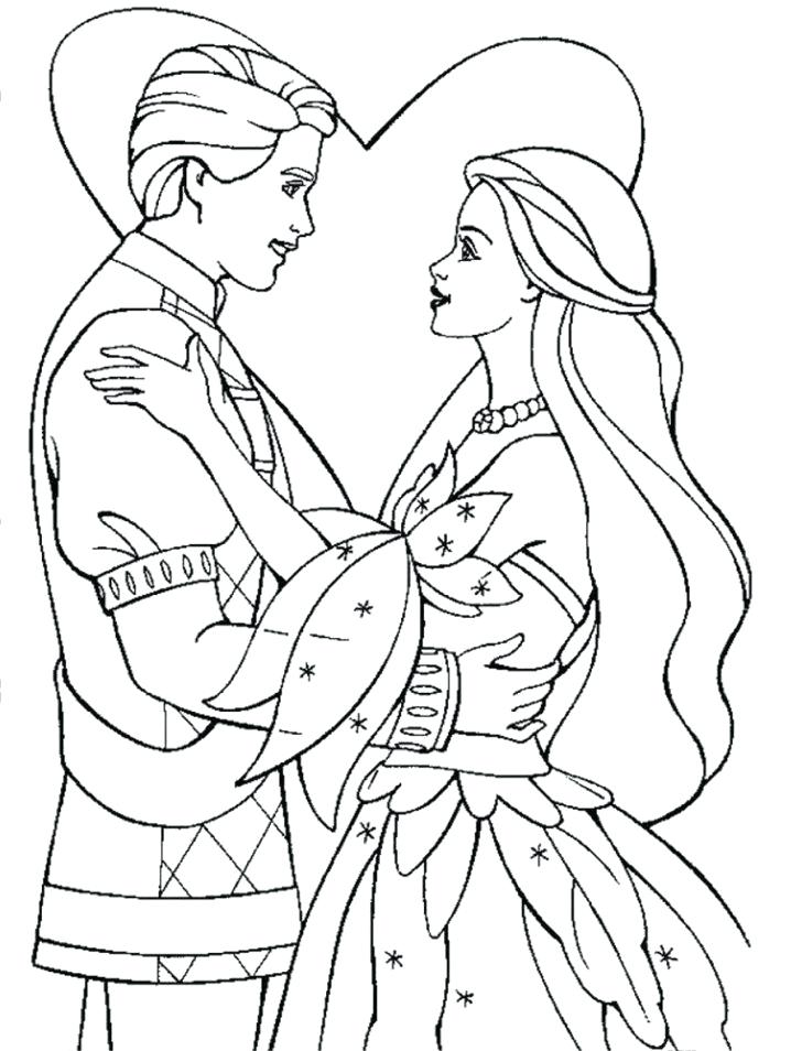 728x954 Prince Coloring Pages Princess And Prince Coloring Pages