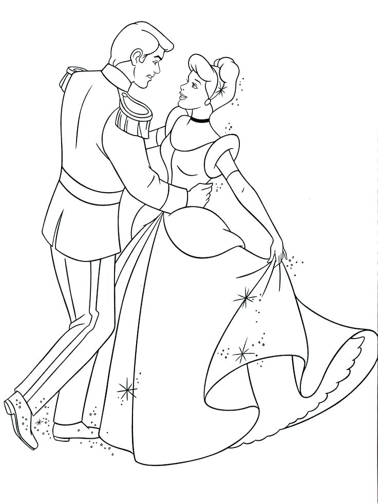 736x981 Prince Eric Coloring Pages Prince Coloring Page Dance With Prince