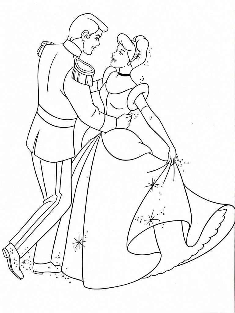 769x1024 Free Printable Cinderella Coloring Pages For Kids Color Sheets