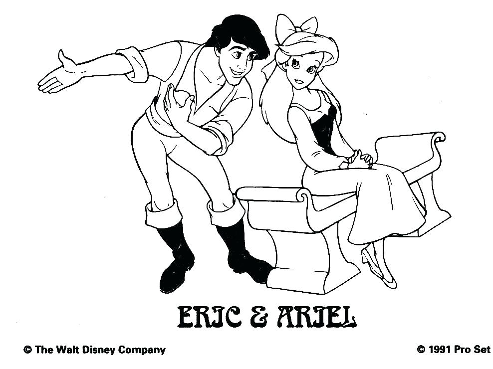 988x740 Prince Eric Coloring Pages