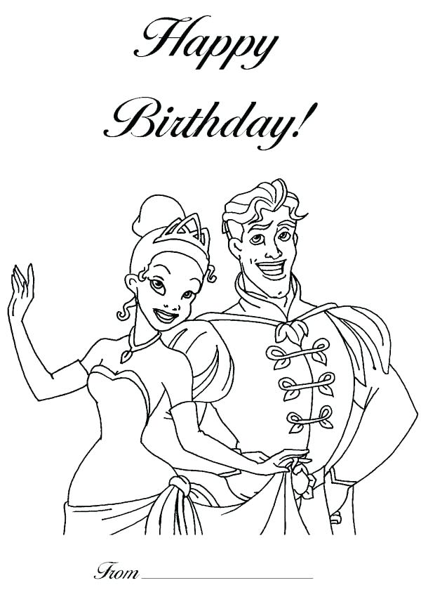600x860 Prince Charming Coloring Pages Happy Birthday Prince Charming