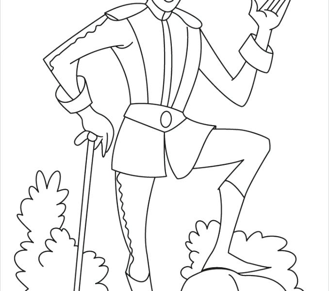 678x600 Prince Coloring Page Prince Coloring Pages Prince Charming