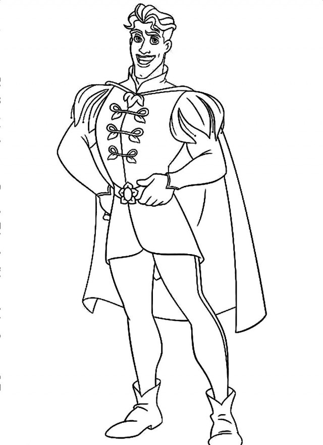 640x881 Prince Coloring Pages Free