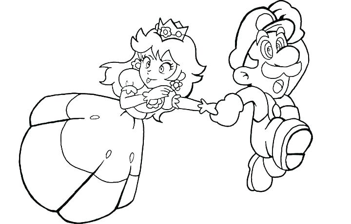 720x460 Peach Coloring Page Princess Peach Coloring Page Super Pages Daisy
