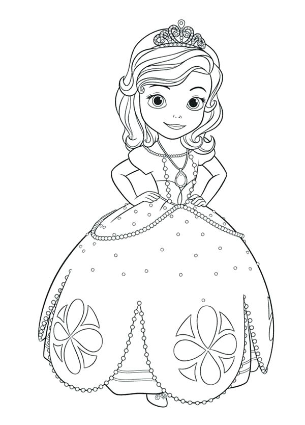 600x834 Princess Sofia Coloring Pages Princess Coloring Pages X X X