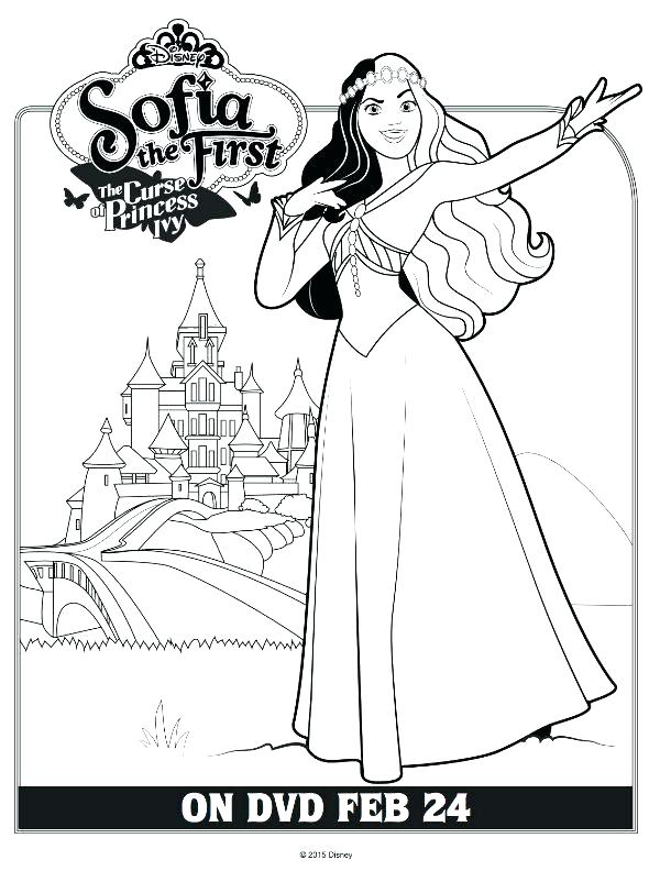 600x792 Sofia Printable Coloring Pages Coloring Page Princess Amber