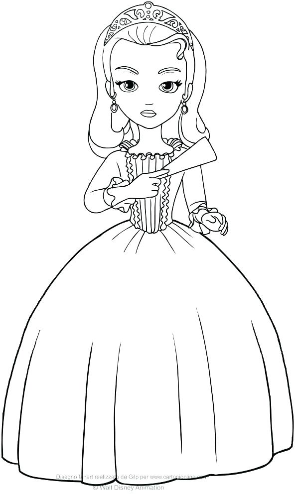 592x992 Amber Coloring Pages The First Amber Coloring Page Princess Sofia