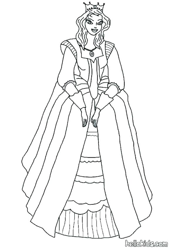 586x850 Princess Knight Coloring Pages Medieval Sheets Co