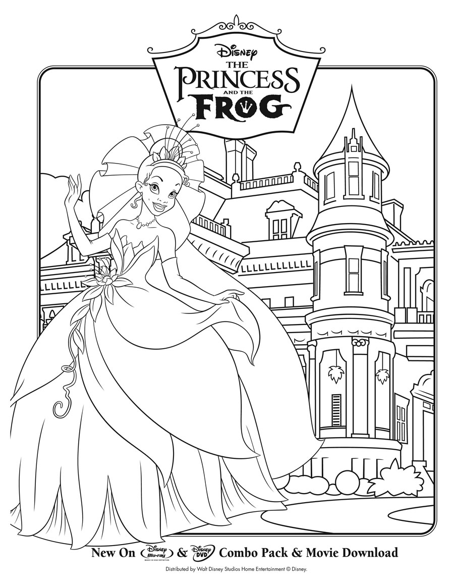 900x1165 Challenge Princess Tiana Coloring Pages In New