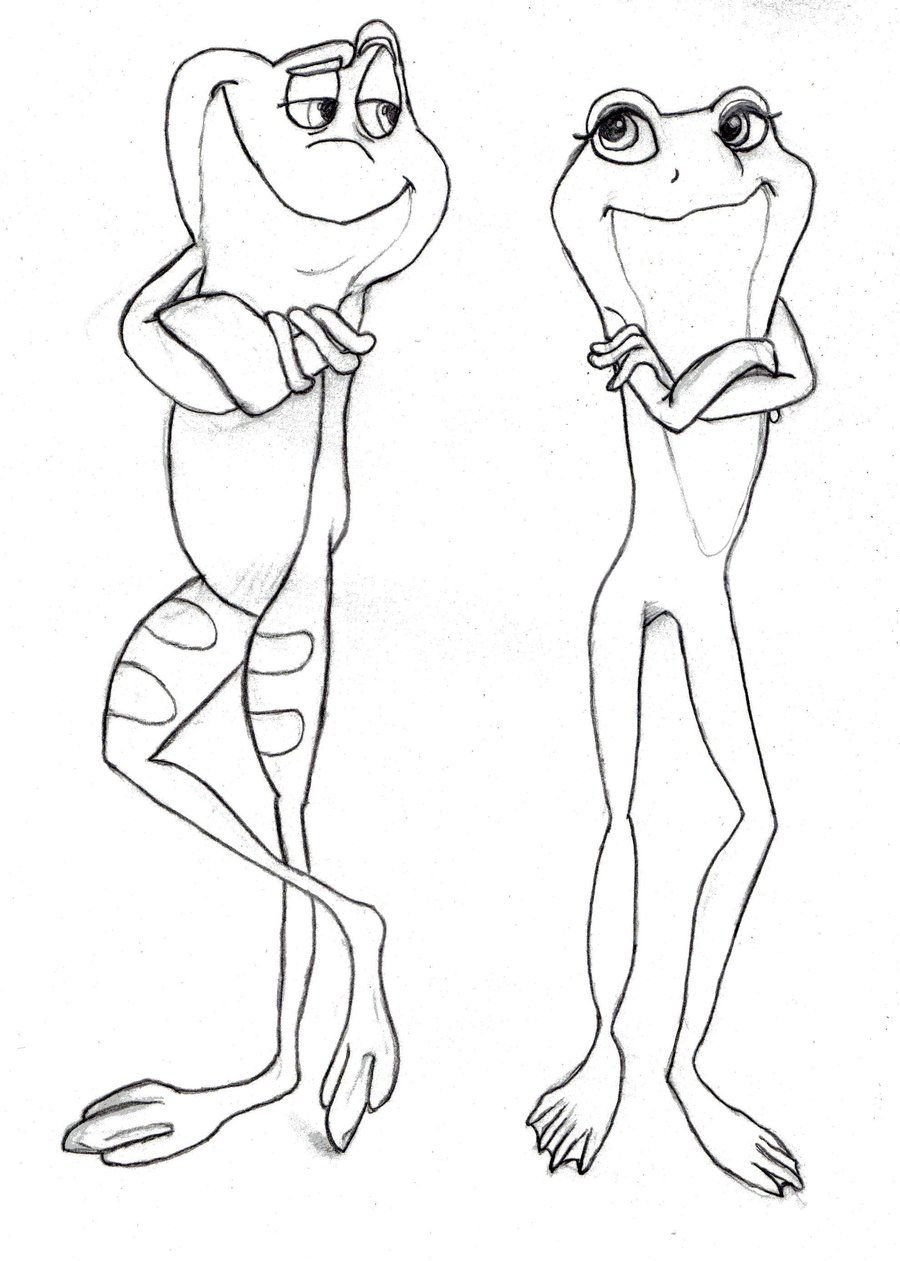 900x1261 Tiana Naveen Frogs Disney Movie The Princess And The Frog Coloring