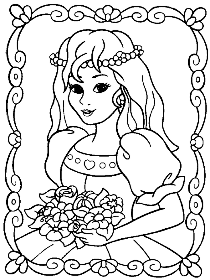 671x894 Princess Coloring Page Amp Coloring Book