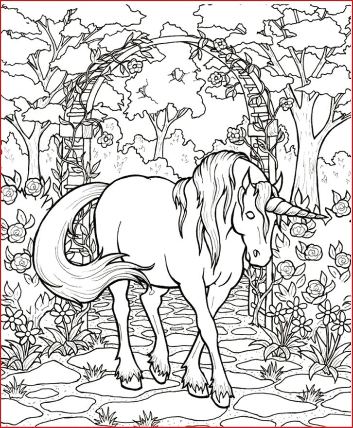726x881 Coloring Page Unicorn Free Unicorn Coloring Pages For Adults