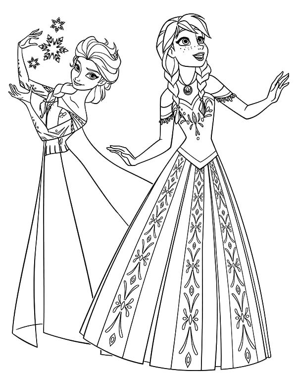 600x753 Princess Elsa Coloring Page Best Princess Elsa And Anna Coloring
