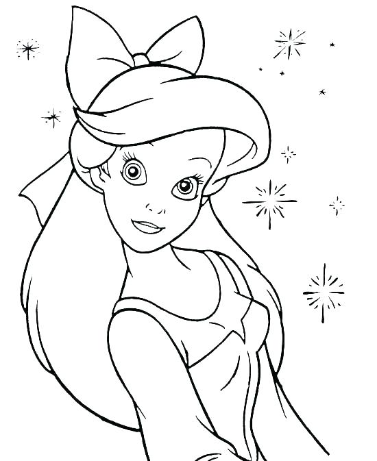 550x673 Coloring Pages Princess Coloring Book Amusing Princess Ariel