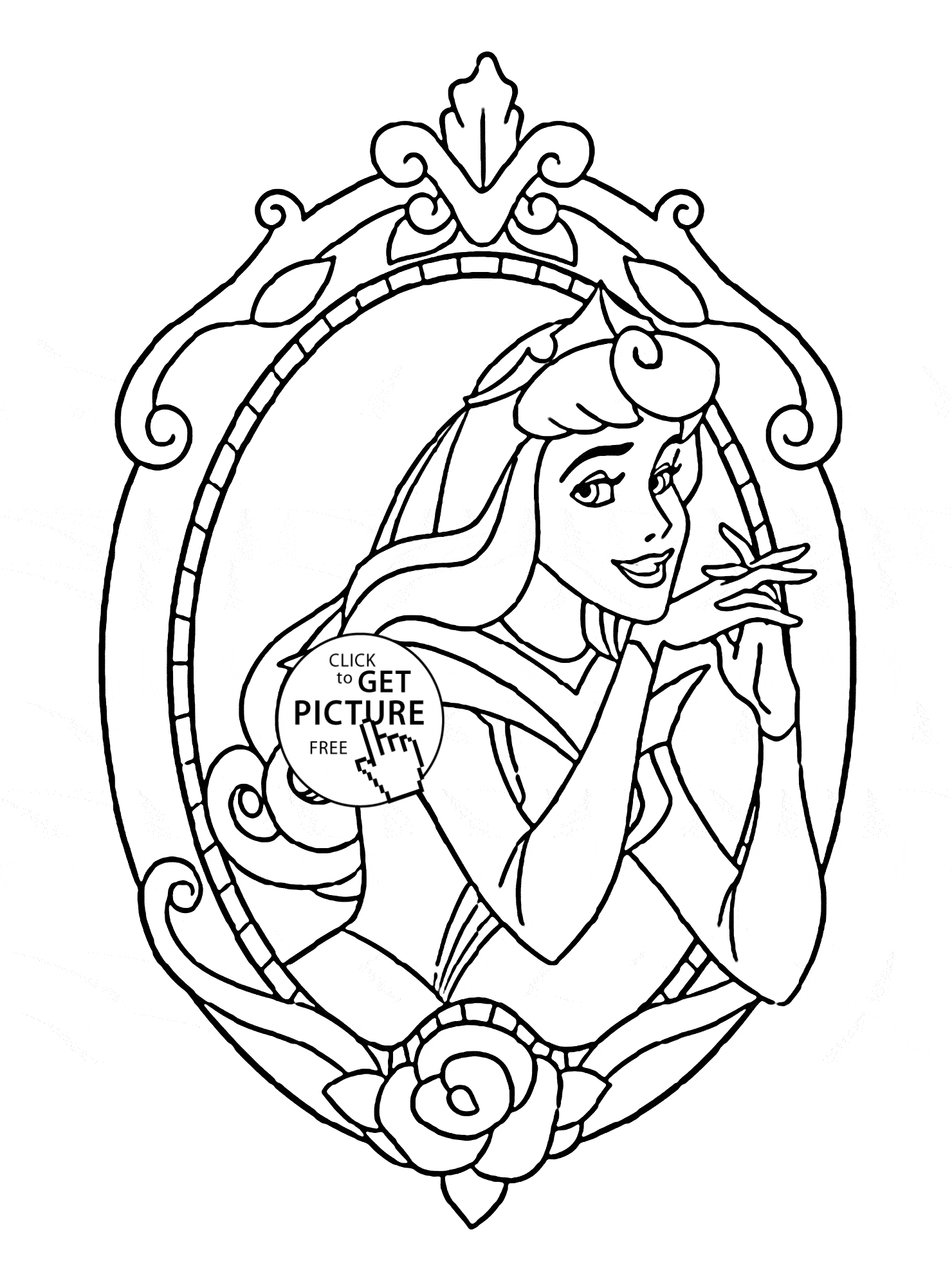 Princess Aurora Coloring Page